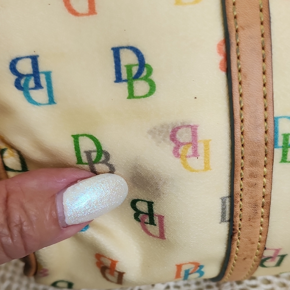 Dooney & Bourke Tan Multicolor Logo Shoulder Bag Set - Picture 3 of 15